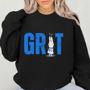 Gildan Detroit Lions “GRIT” Crewneck Sweatshirt. Amon Ra St. Brown. Unisex Large